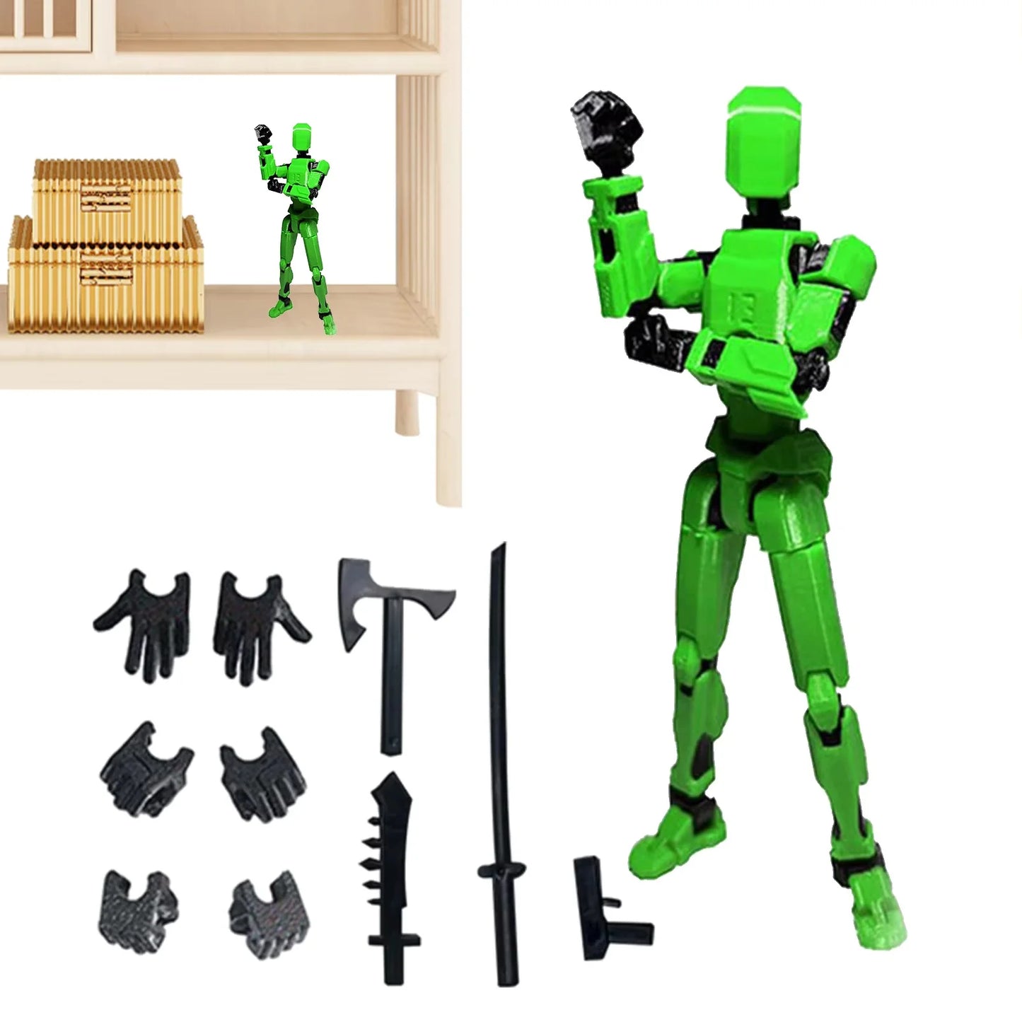 3D Articulated Action Figure 🎬