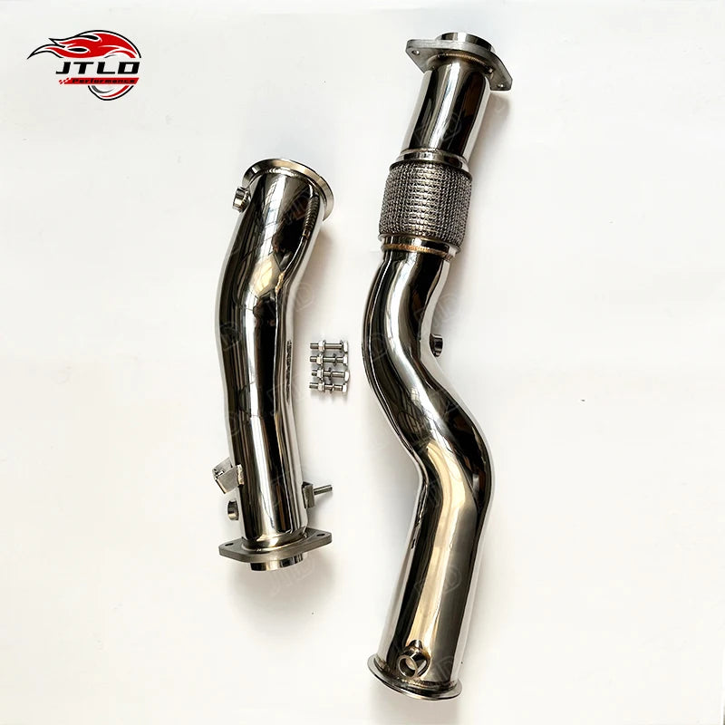Polished Stainless Downpipes ✨