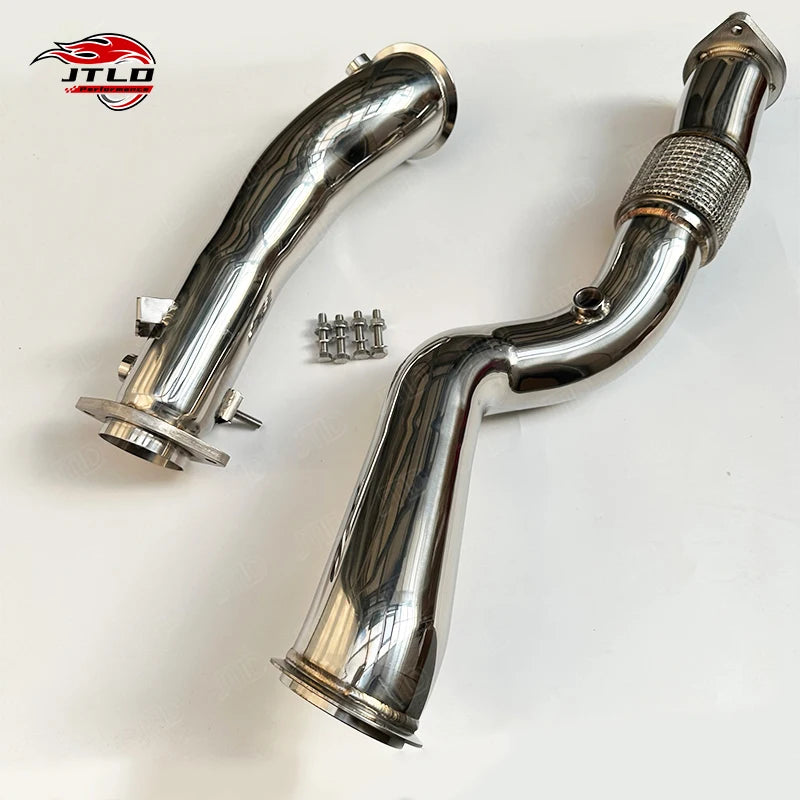 Polished Stainless Downpipes ✨