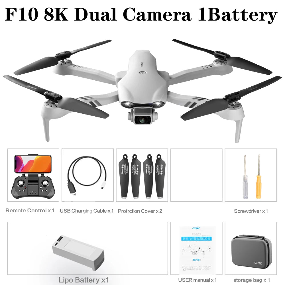 4DRC F10 GPS Drone 6K 🚁