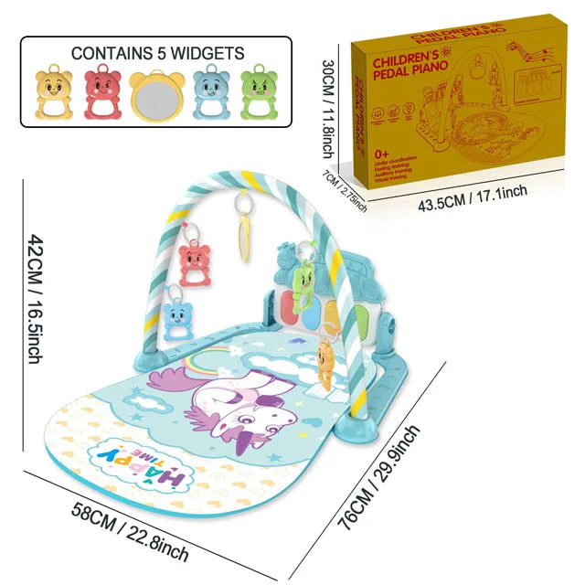 🎹 Baby Music Play Mat – Piano Keyboard Gym
