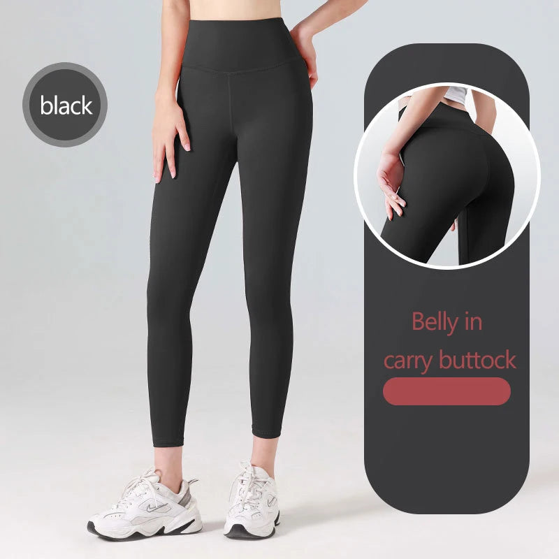 Ribbed High-Waist Yoga Leggings 🧘‍♀️