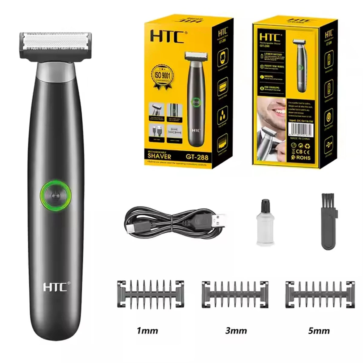 Waterproof Body & Beard Trimmer 💧✂️