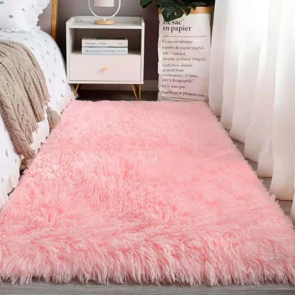 Fluffy Tie-Dye Kids Rug