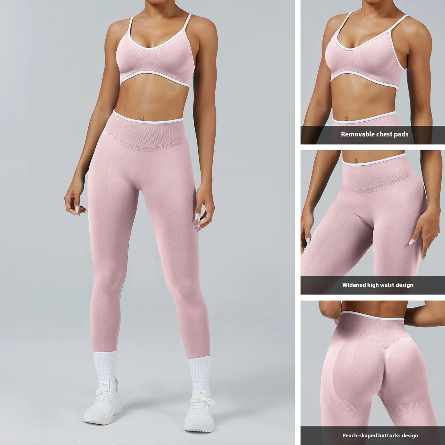 Color Block Yoga Set 🏋️