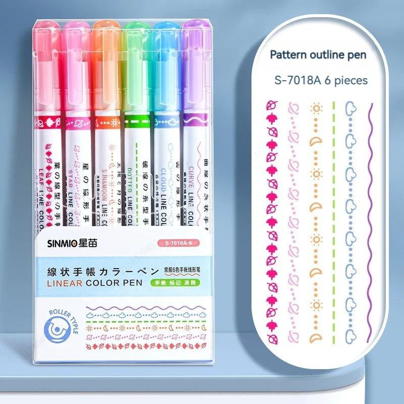 Flower Tip Highlighter Pens 🌸