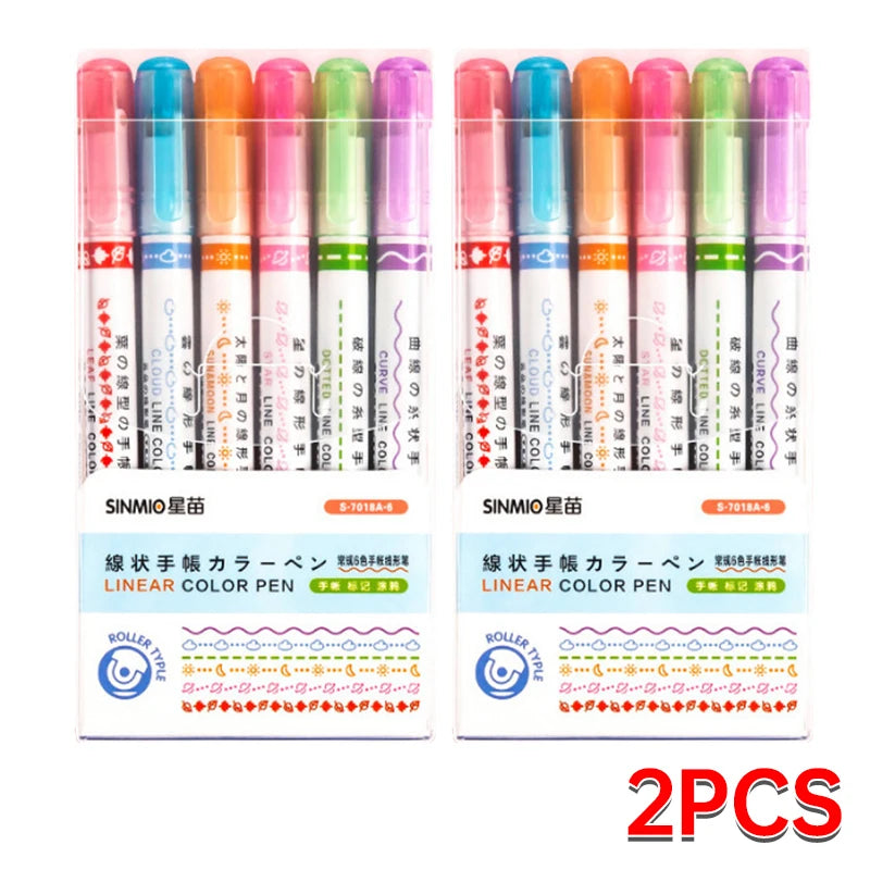Flower Tip Highlighter Pens 🌸