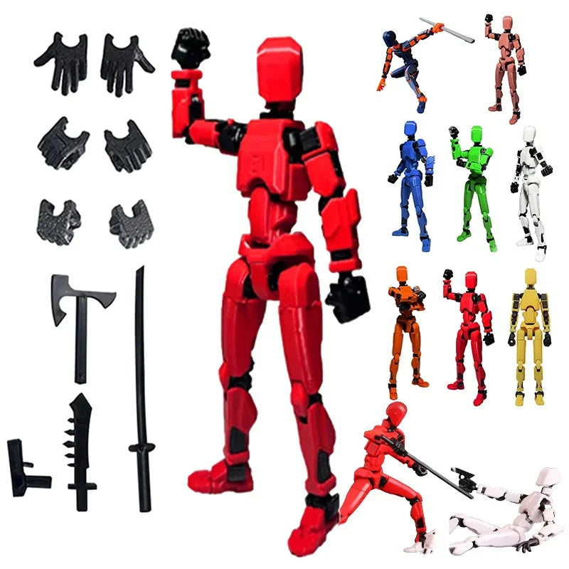 3D Articulated Action Figure 🎬