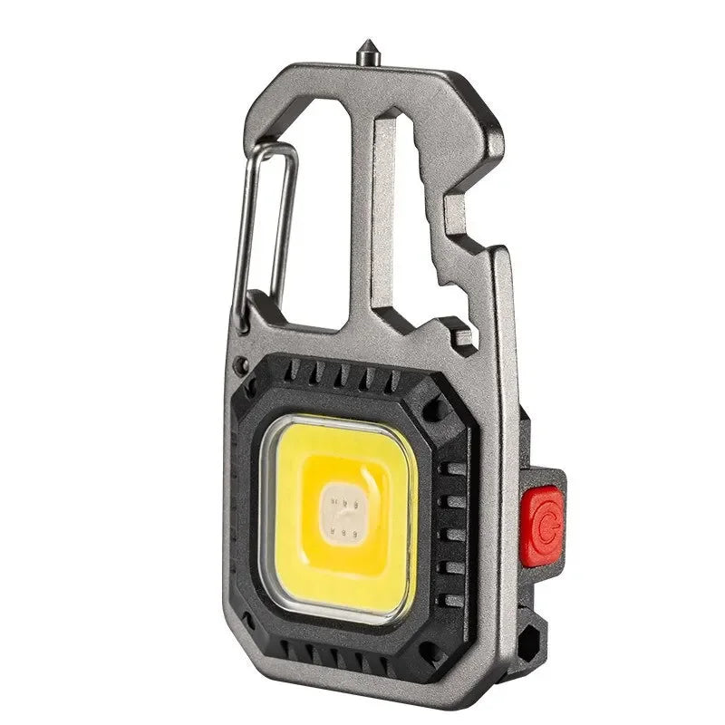 🔦 COB Keychain Work Light – 8 Modes, 500LM
