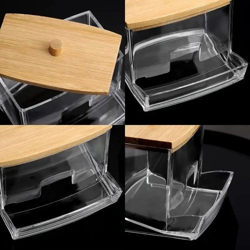 Cotton Swab Organizer Box 🗂️