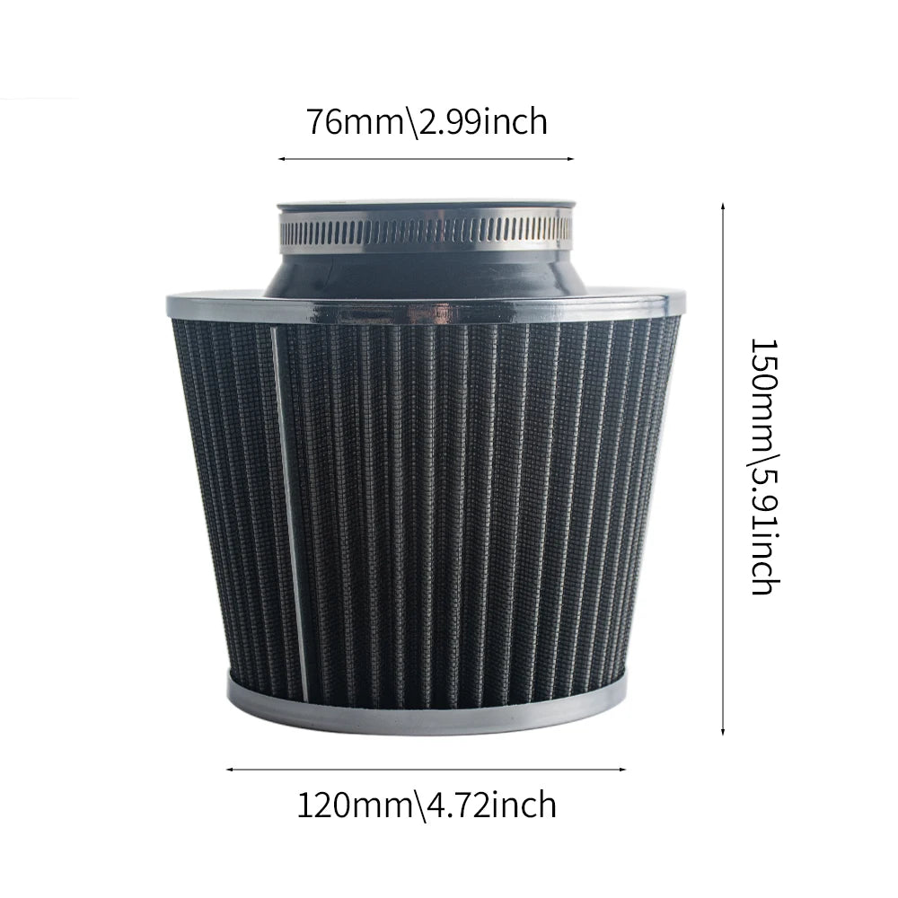 Cold Air Intake Filter 3 Inch