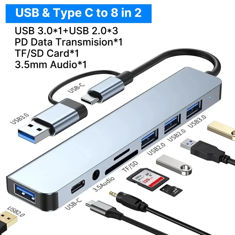 USB-C Hub 8-in-1