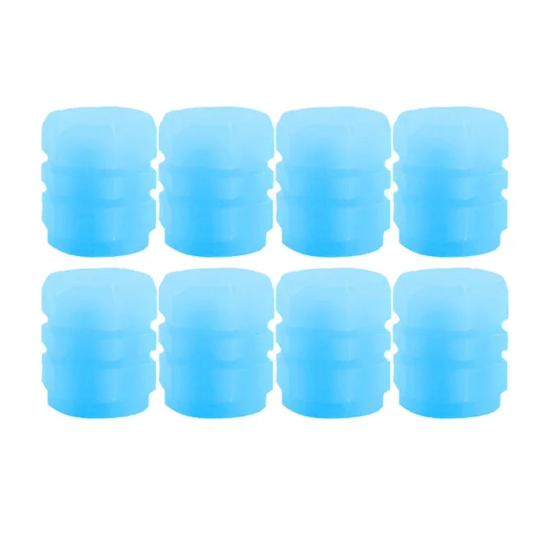 Glow-in-the-Dark Tire Valve Caps 🔵
