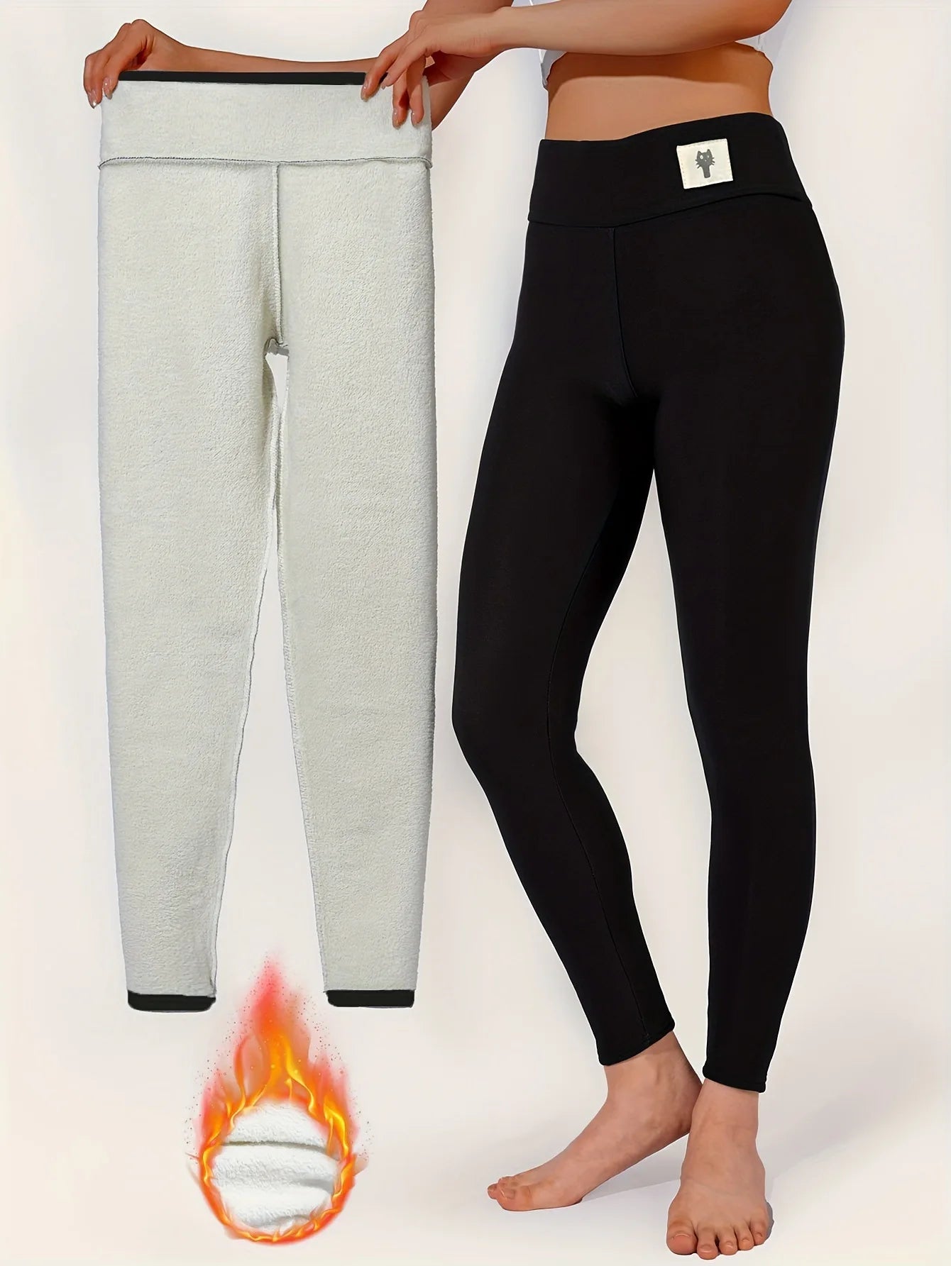 Fleece-Lined Warm Winter Leggings ❄️
