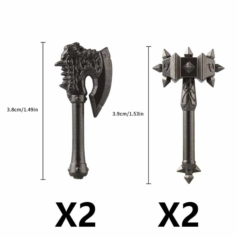Medieval Weapons Building Blocks