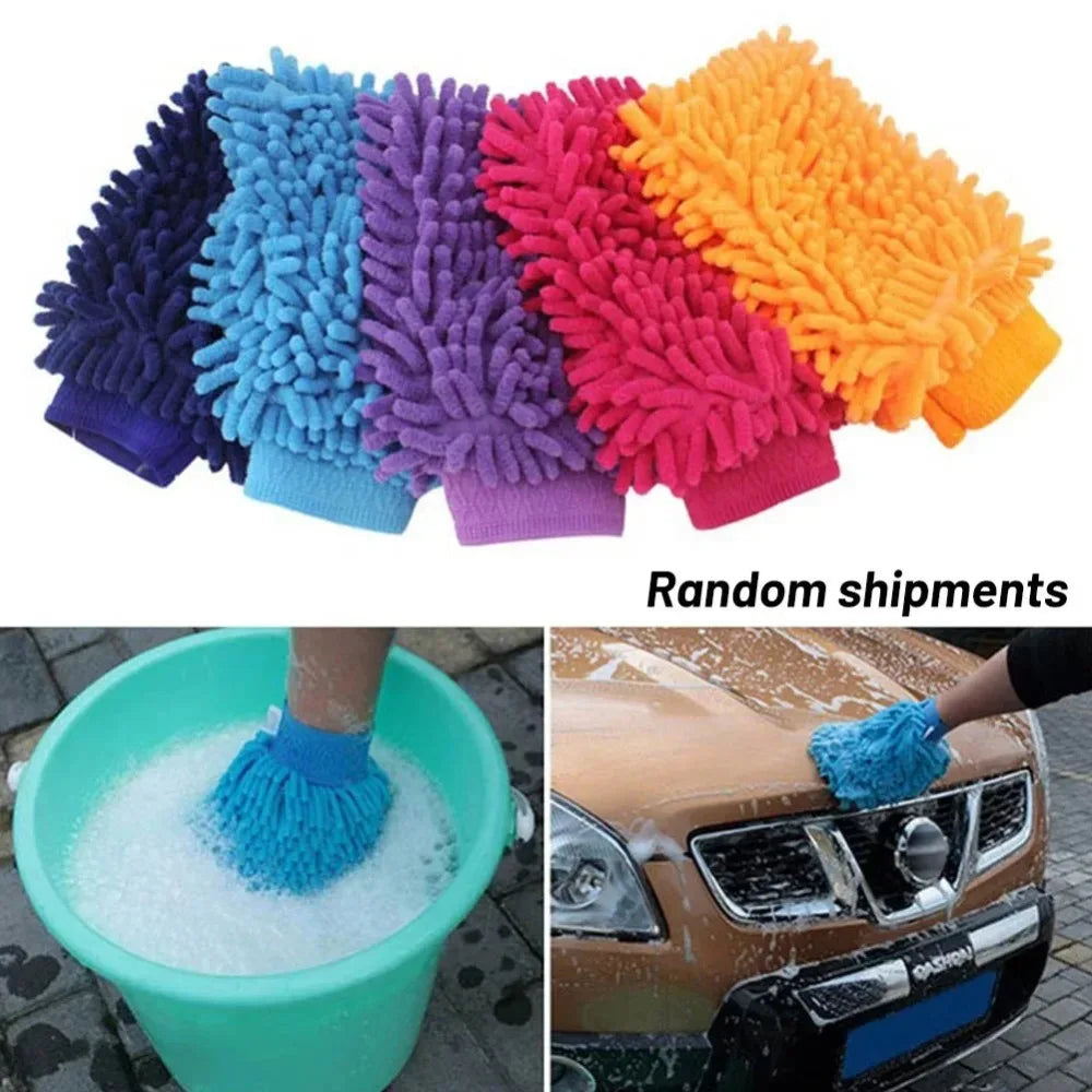 Microfiber Car Wash Mitt 🧴