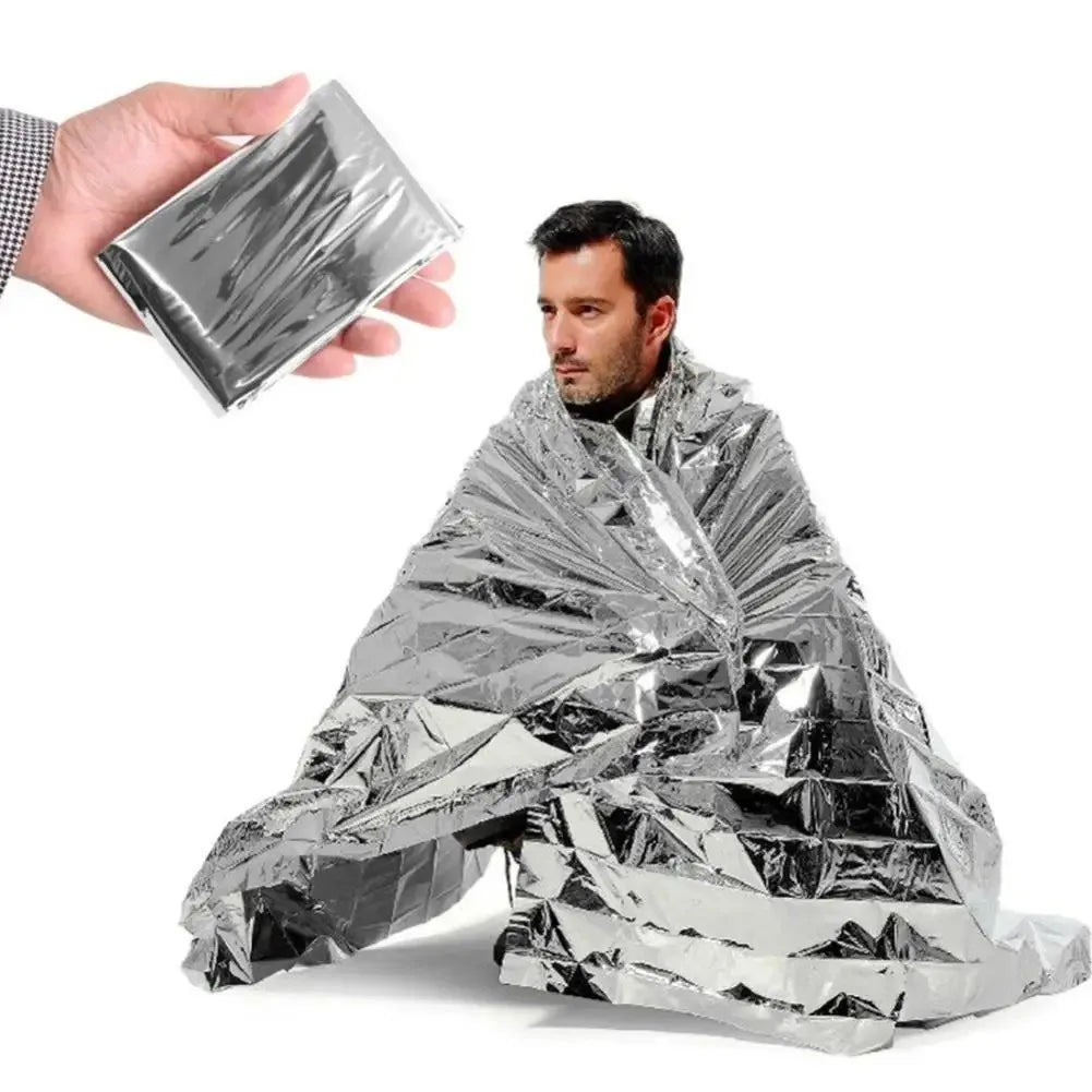 🌿 Emergency Thermal Blanket – Mylar Survival
