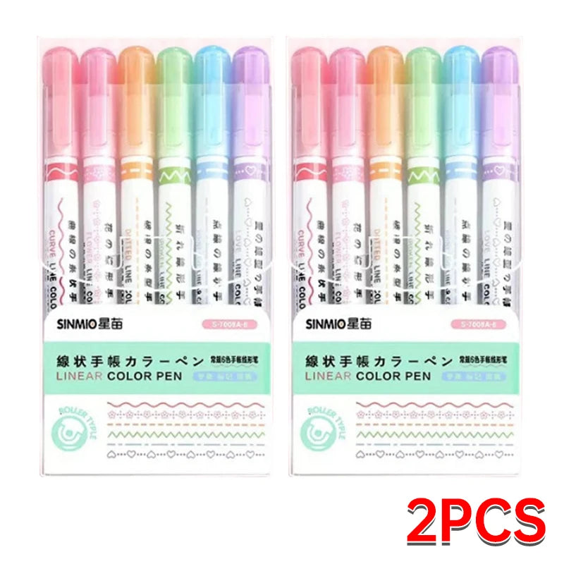 Flower Tip Highlighter Pens 🌸