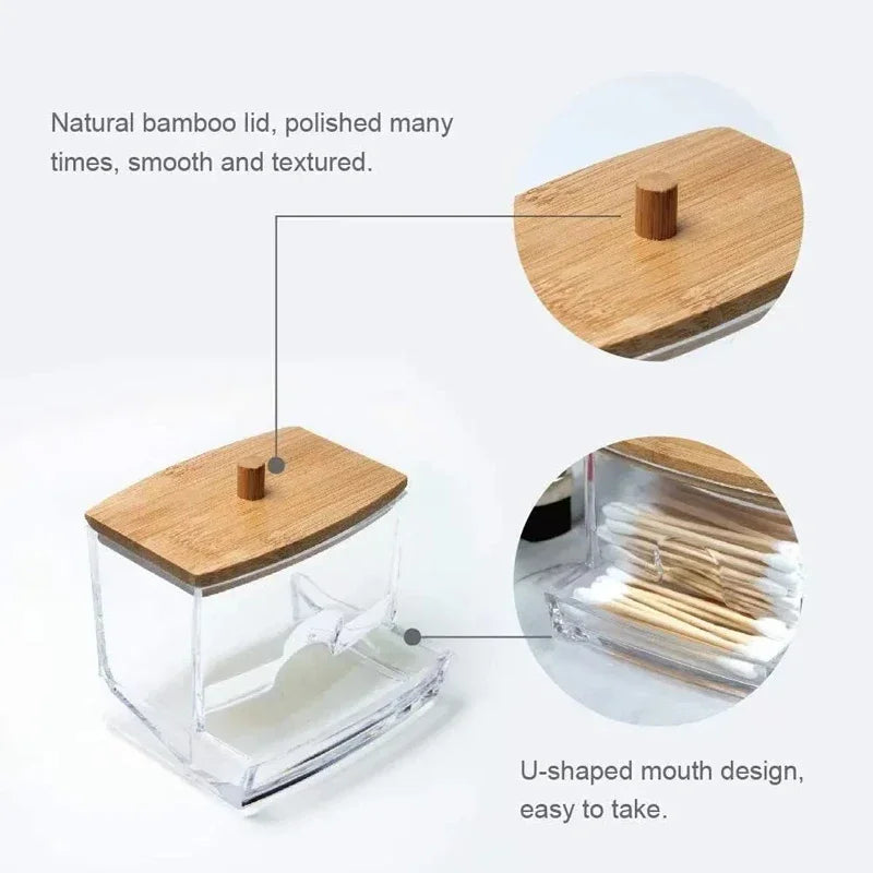 Cotton Swab Organizer Box 🗂️