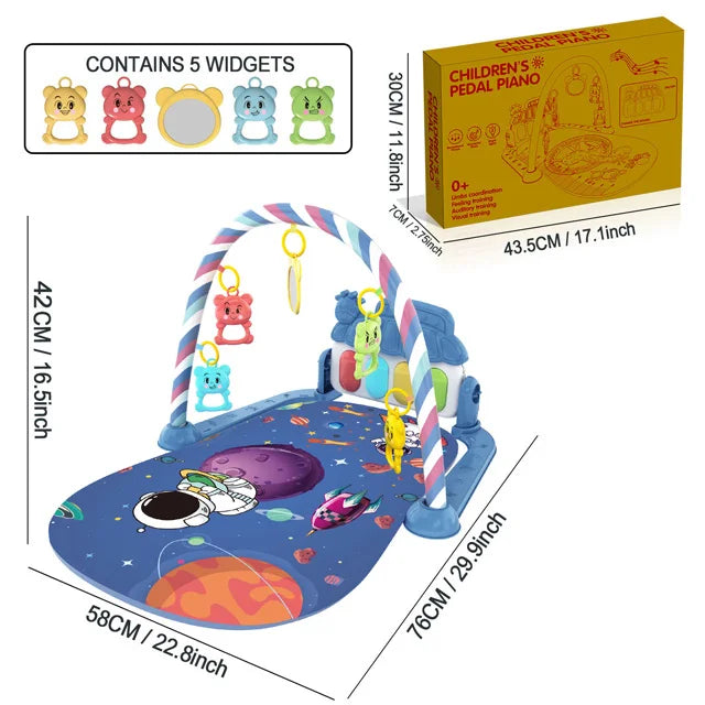 🎹 Baby Music Play Mat – Piano Keyboard Gym