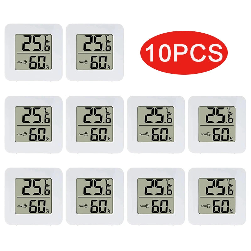 4-Pack Mini Digital Hygrometer