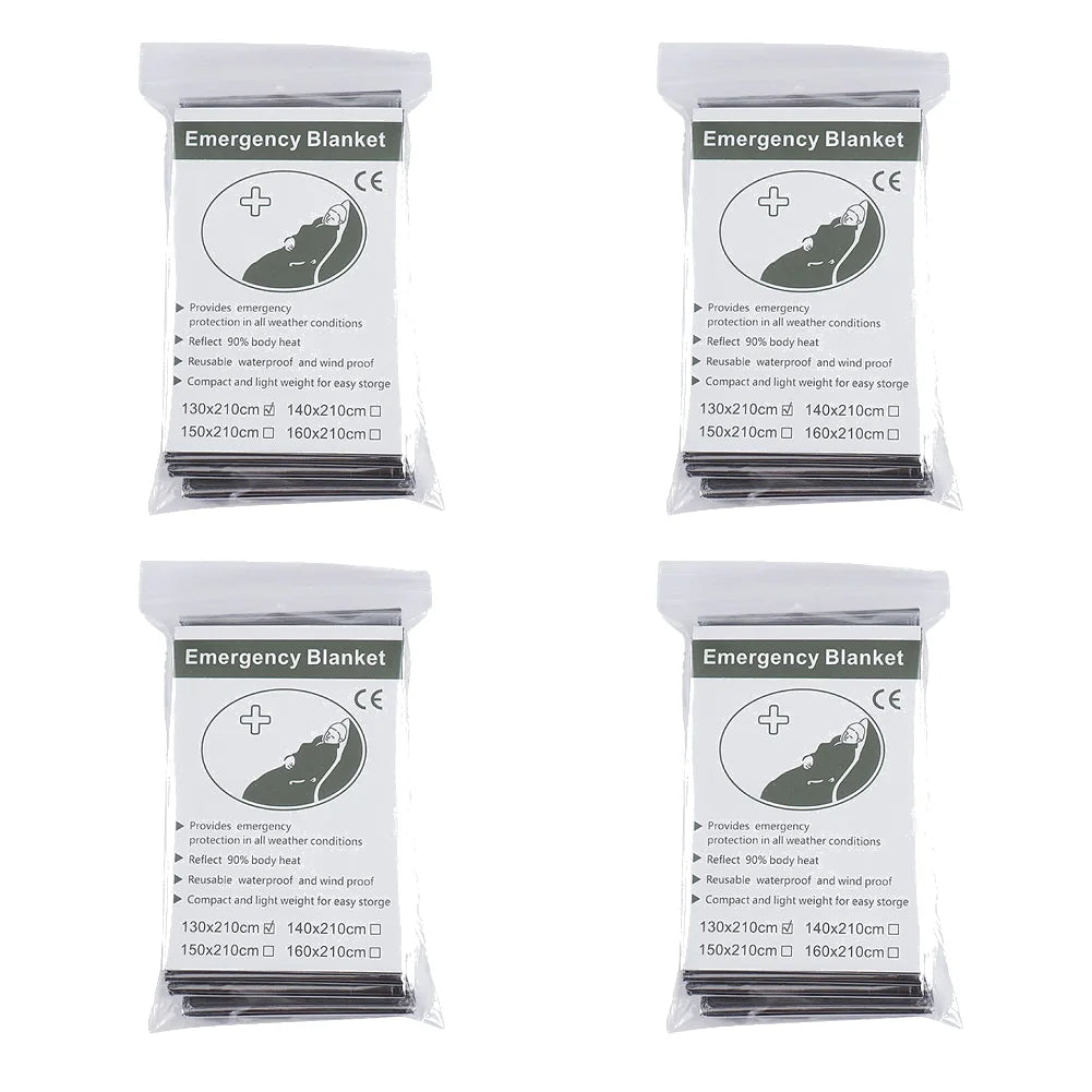🌿 Emergency Thermal Blanket – Mylar Survival