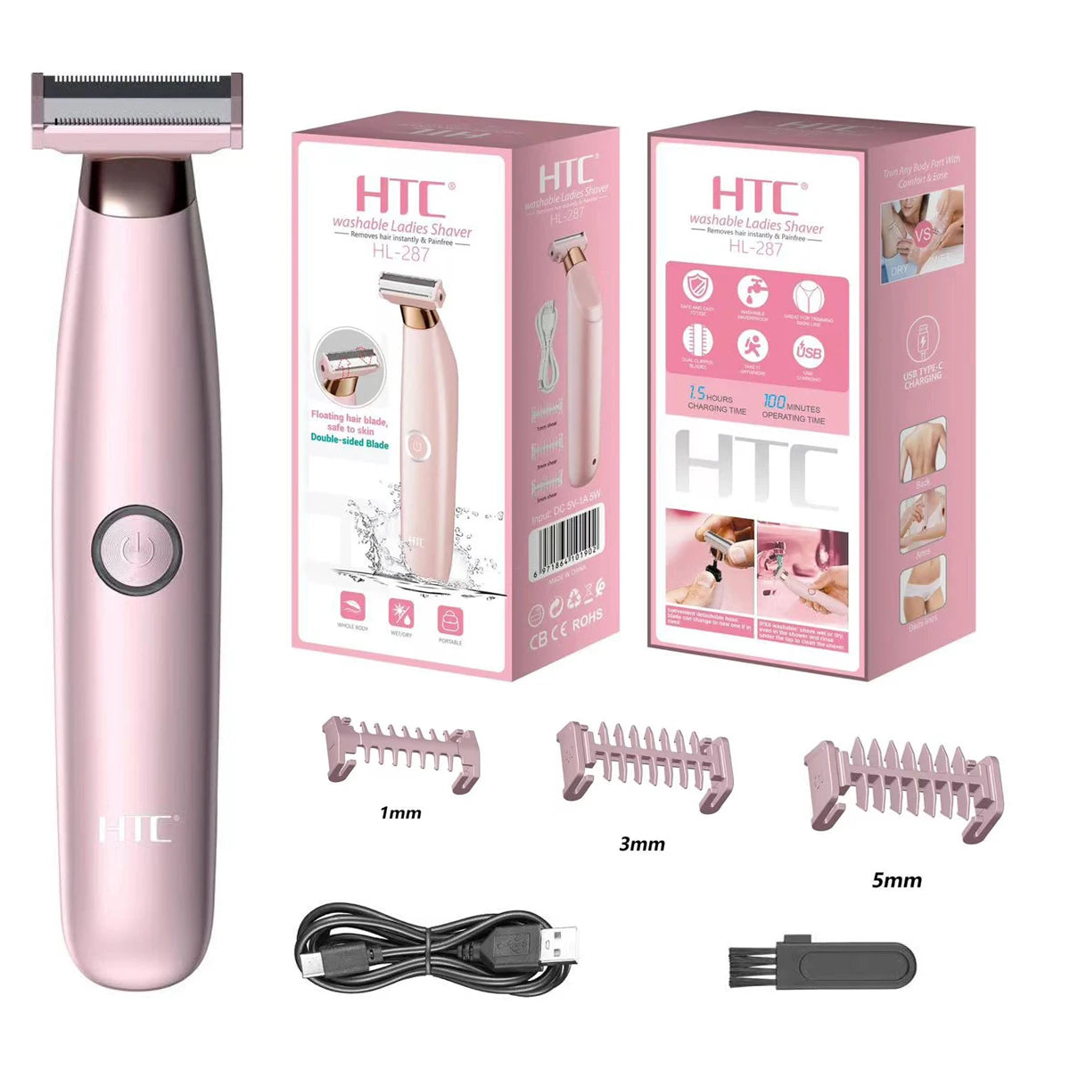 Waterproof Body & Beard Trimmer 💧✂️