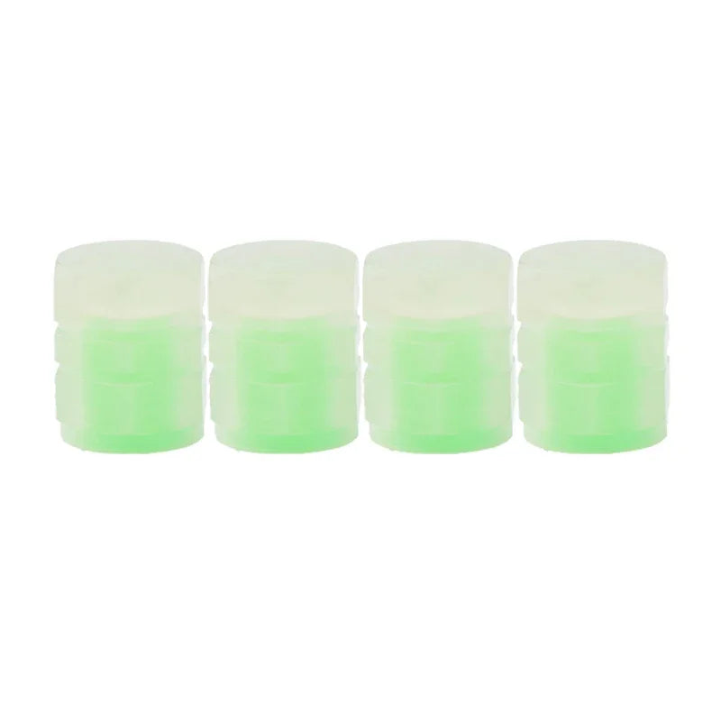 Glow-in-the-Dark Tire Valve Caps 🔵