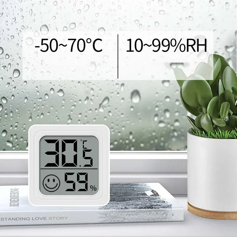 4-Pack Mini Digital Hygrometer