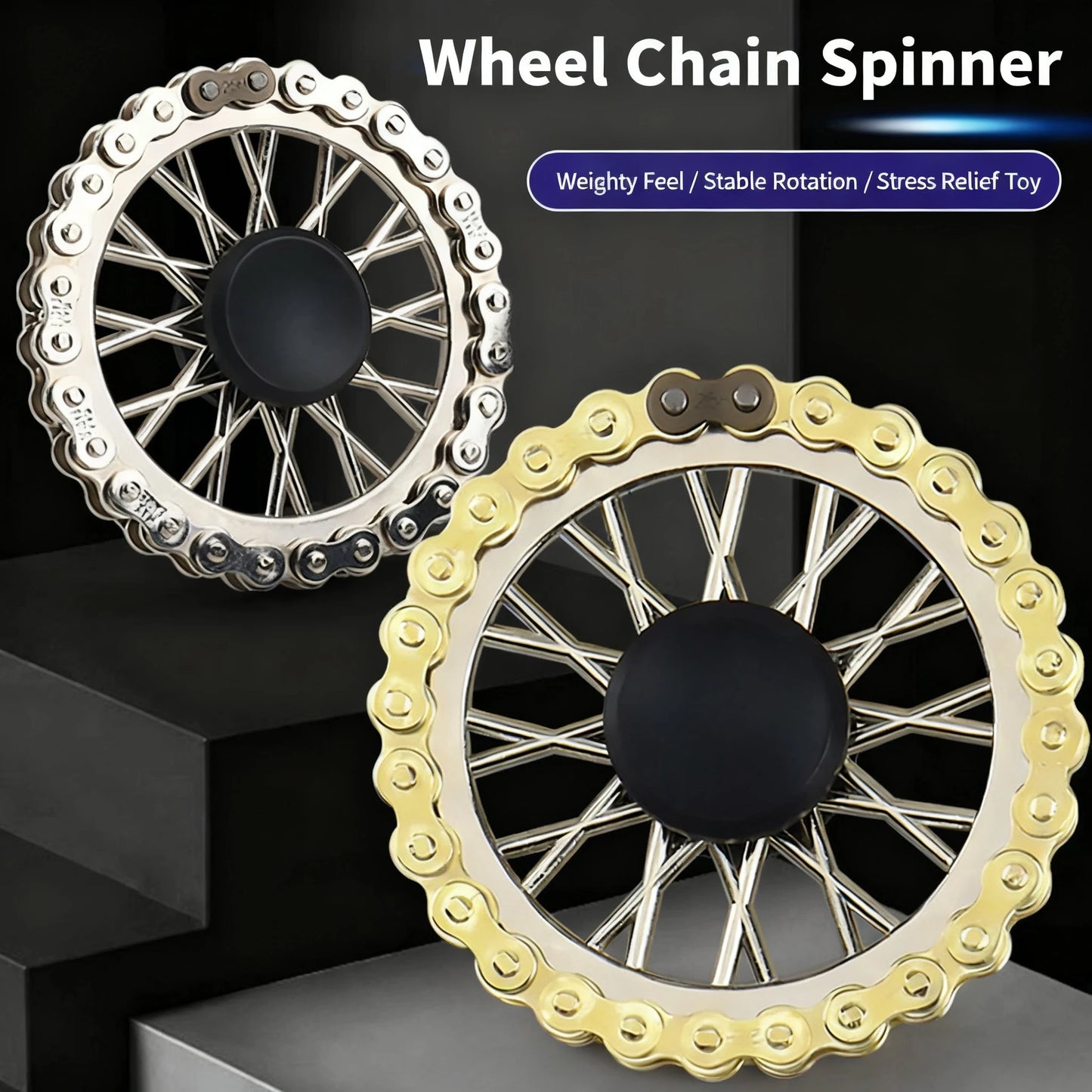 Gear Chain Fidget Spinner