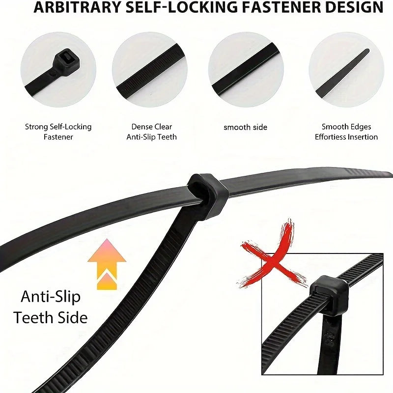 Heavy-Duty Black Cable Ties 🔗