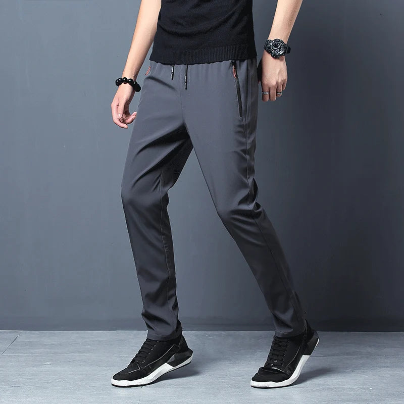 Men's Ice Silk Slim Casual Pants 🧊