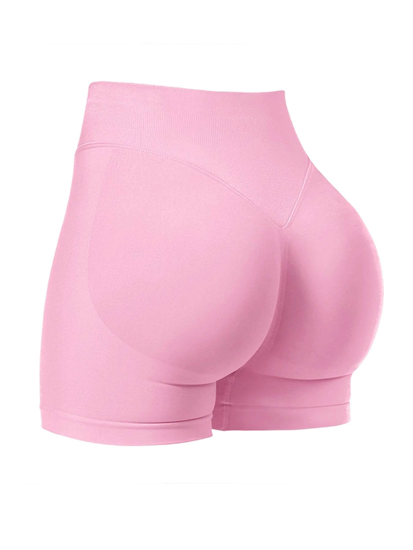 High-Waist Seamless Yoga Shorts 💪