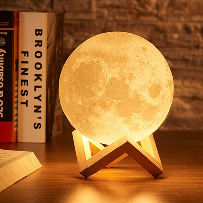 🌙 Kids Galaxy Moon Night Light
