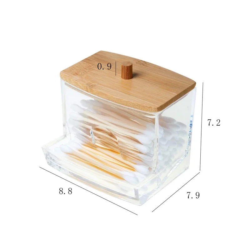 Cotton Swab Organizer Box 🗂️