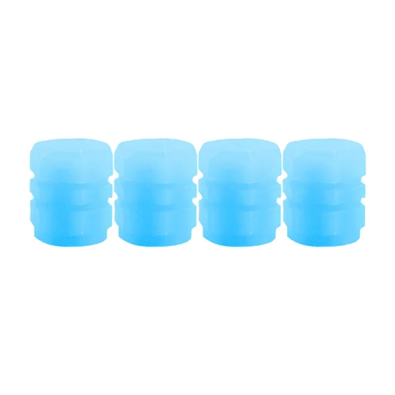 Glow-in-the-Dark Tire Valve Caps 🔵