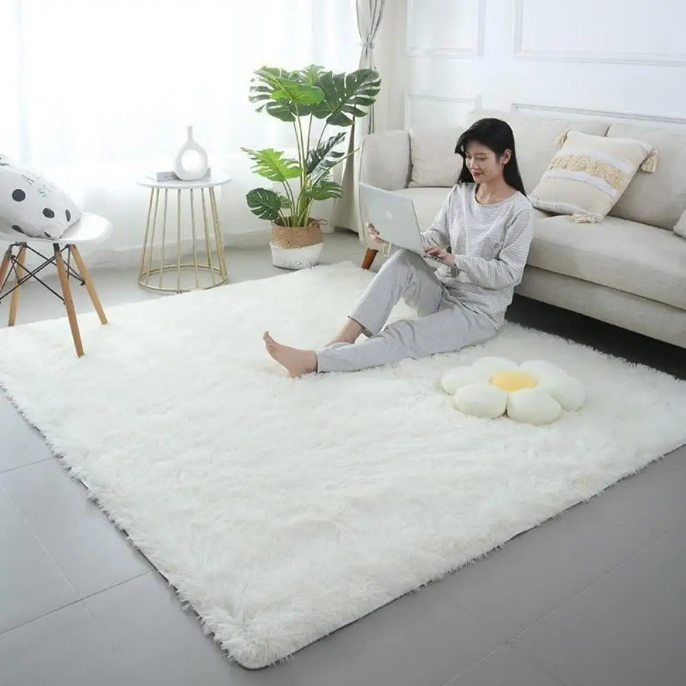 Fluffy Tie-Dye Kids Rug
