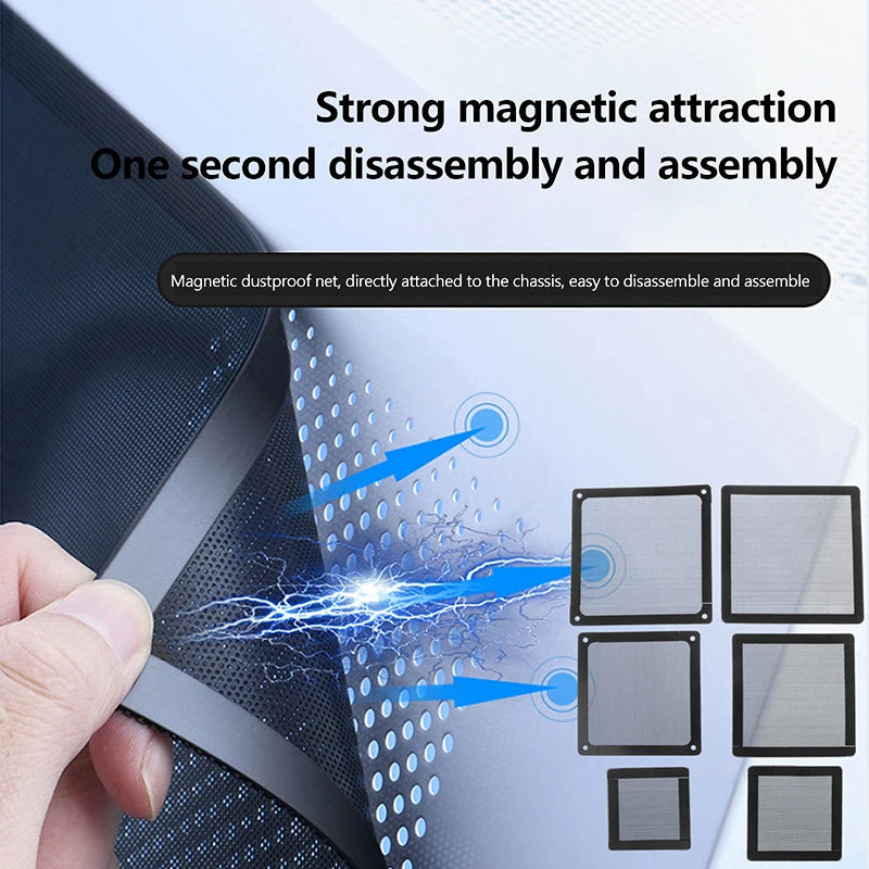 Magnetic Dust Filter Fan Cover 🖥️