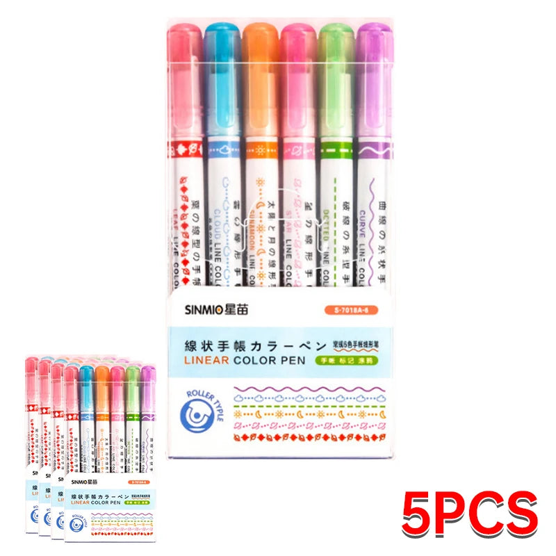 Flower Tip Highlighter Pens 🌸
