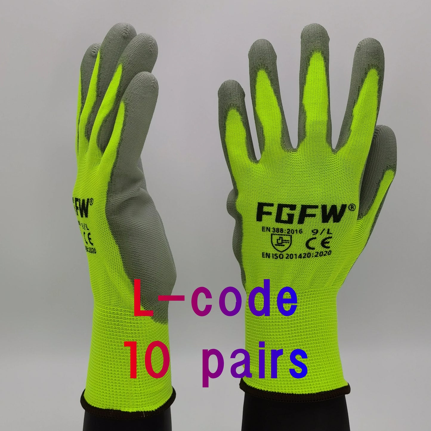PU Coated Safety Work Gloves 🧤