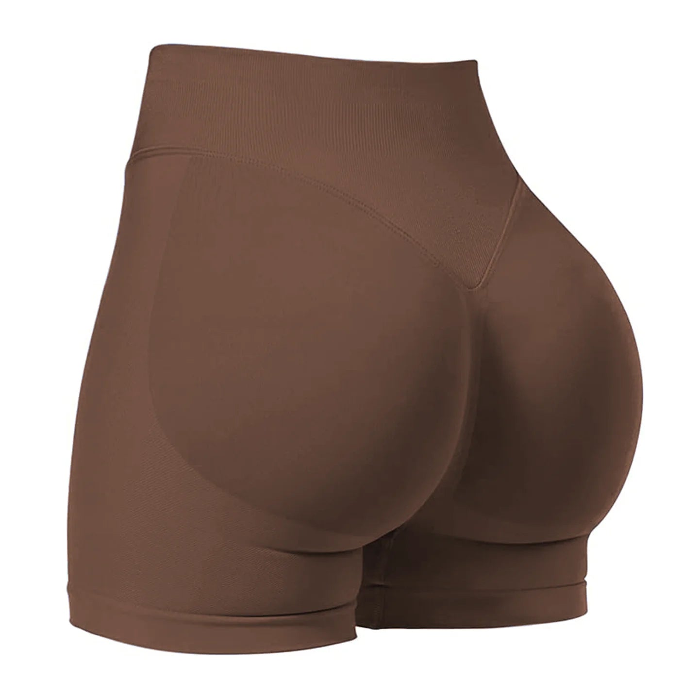 High-Waist Seamless Yoga Shorts 💪