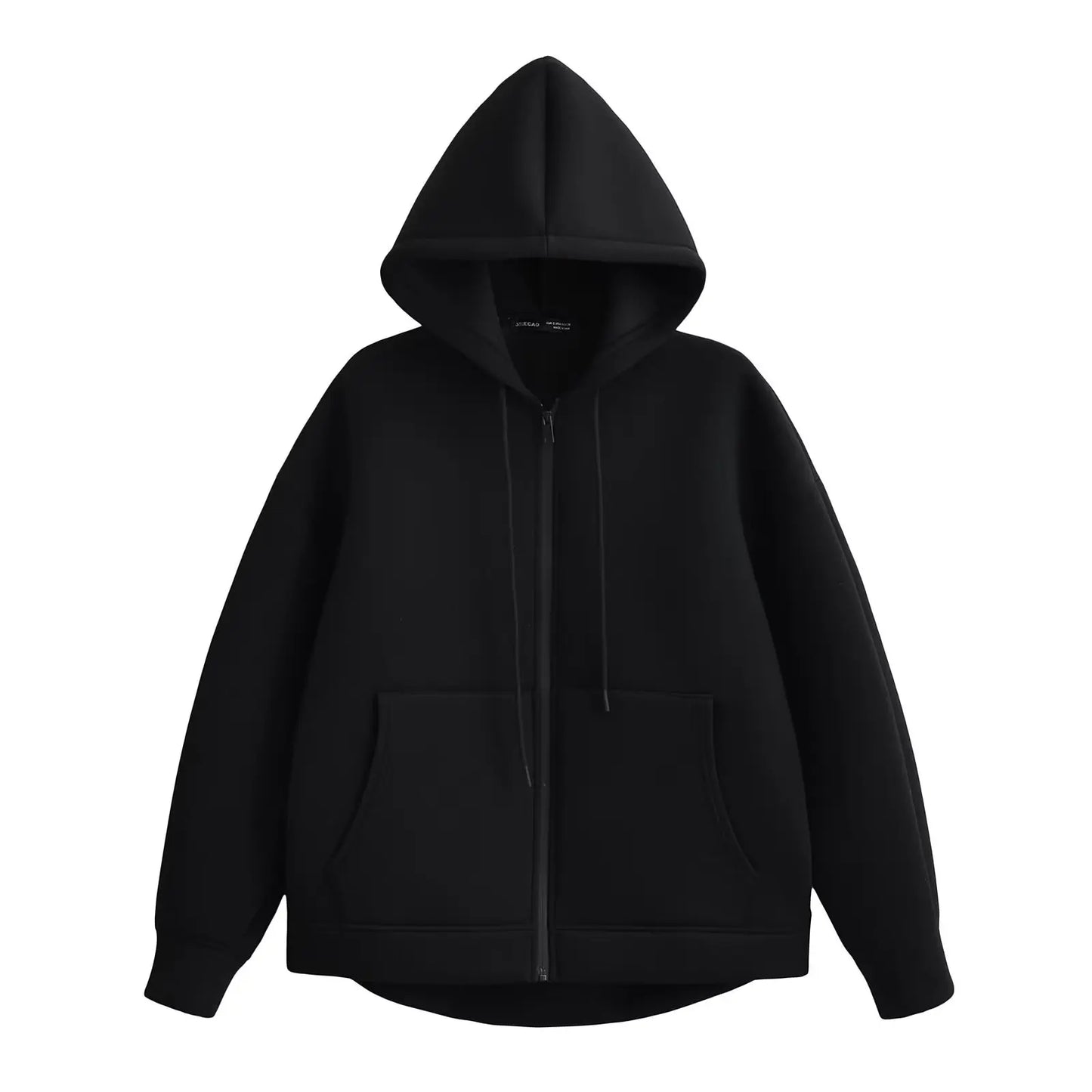 Zip Hoodie with Big Pocket