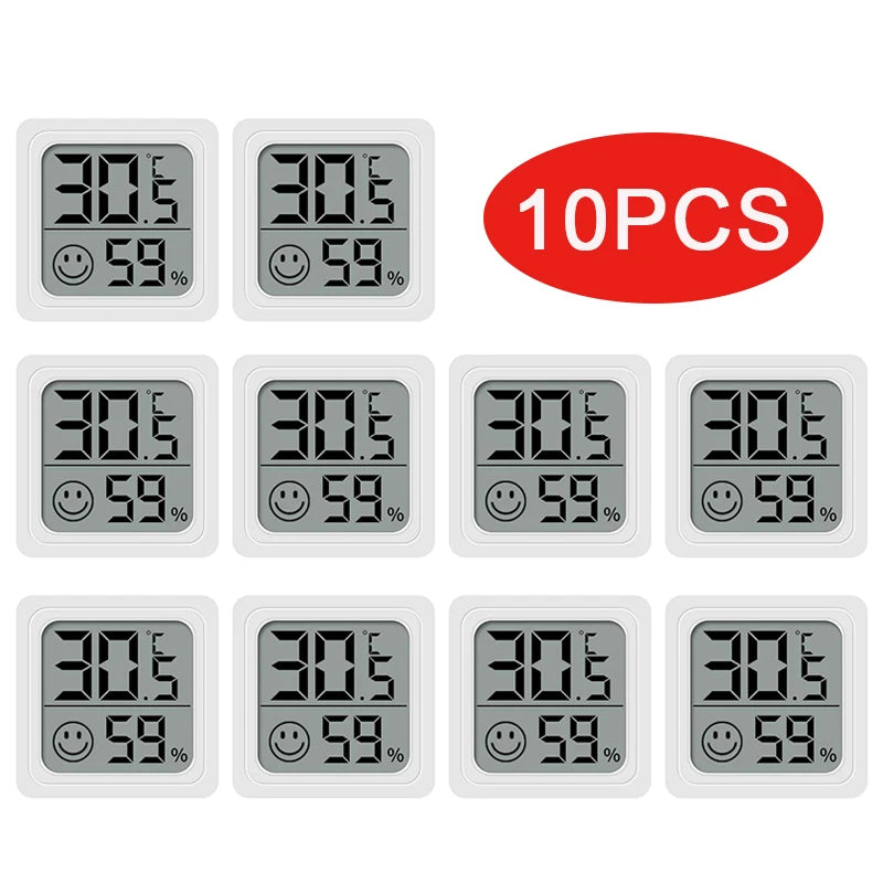 4-Pack Mini Digital Hygrometer
