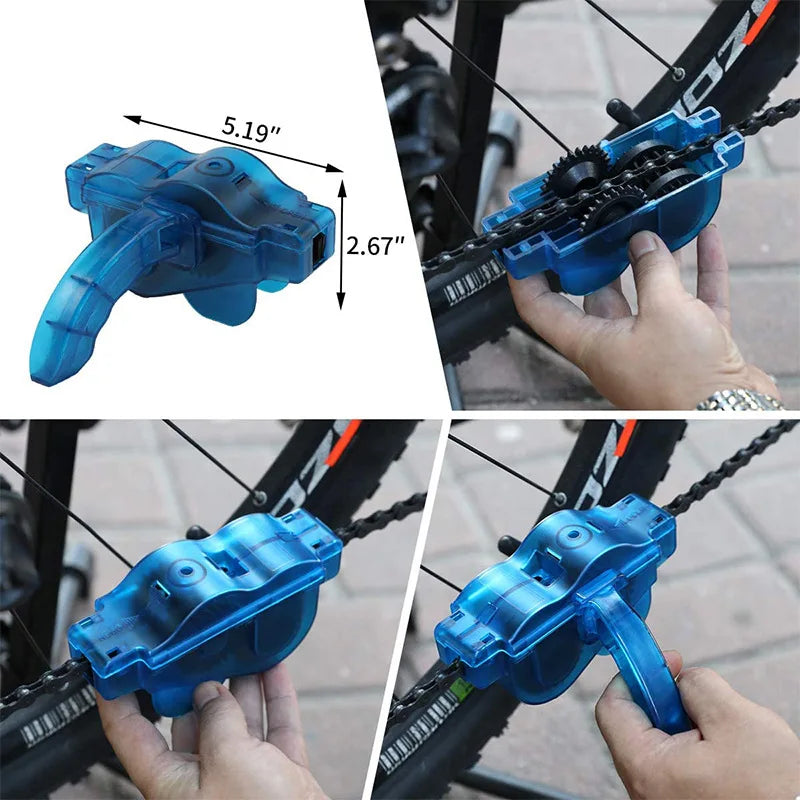Portable Bike Chain Cleaner Kit