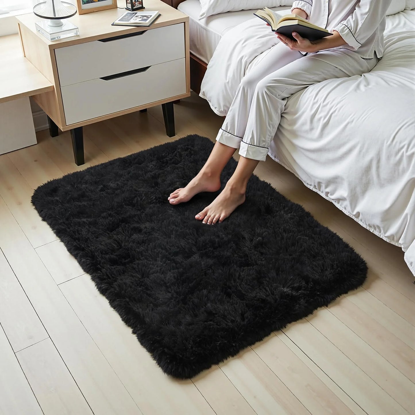 Fluffy Tie-Dye Kids Rug