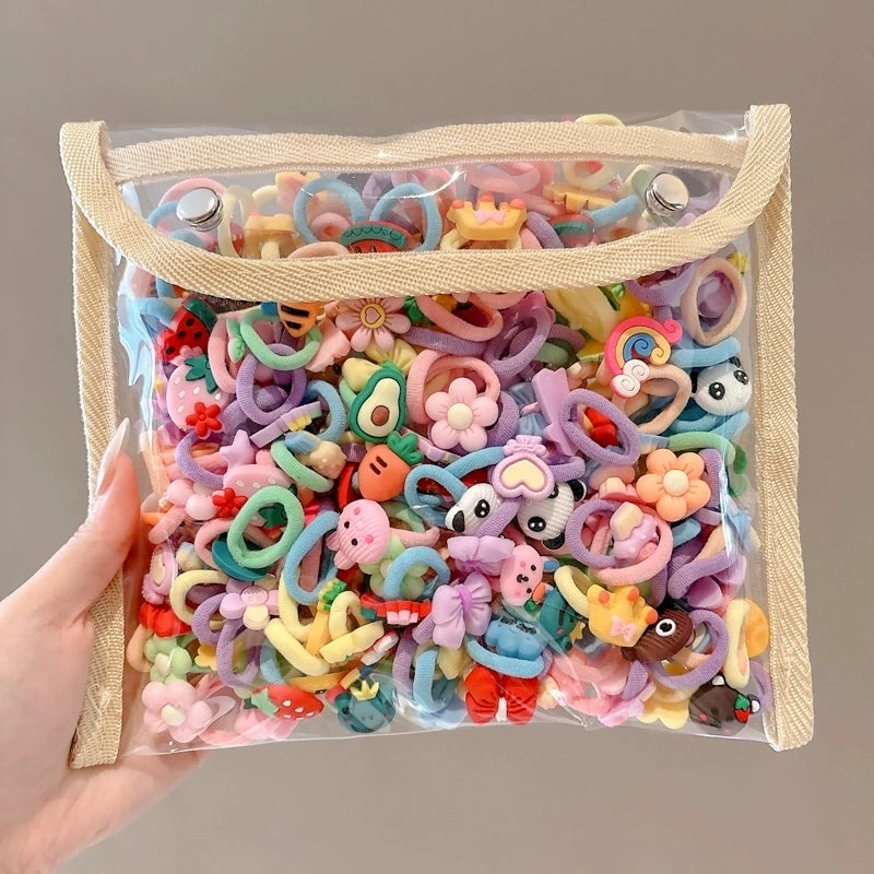 Gentle Baby Girl Hair Ties Set