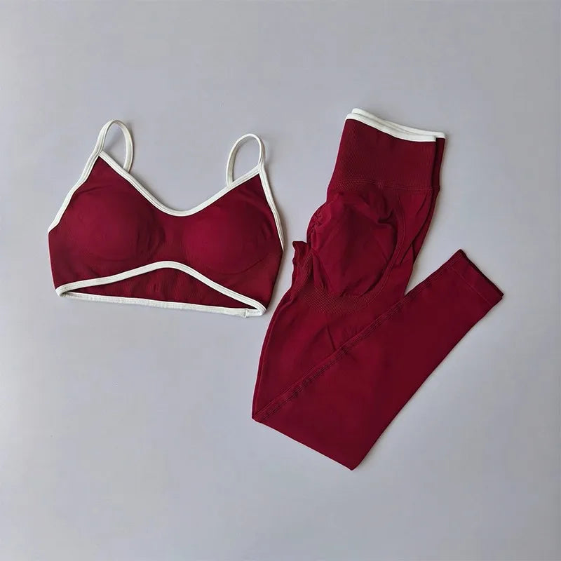 Color Block Yoga Set 🏋️