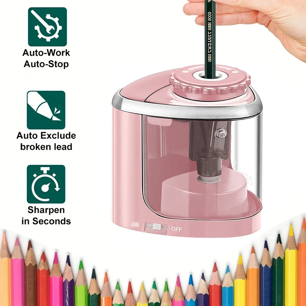 TENWIN Portable Pencil Sharpener ✏️