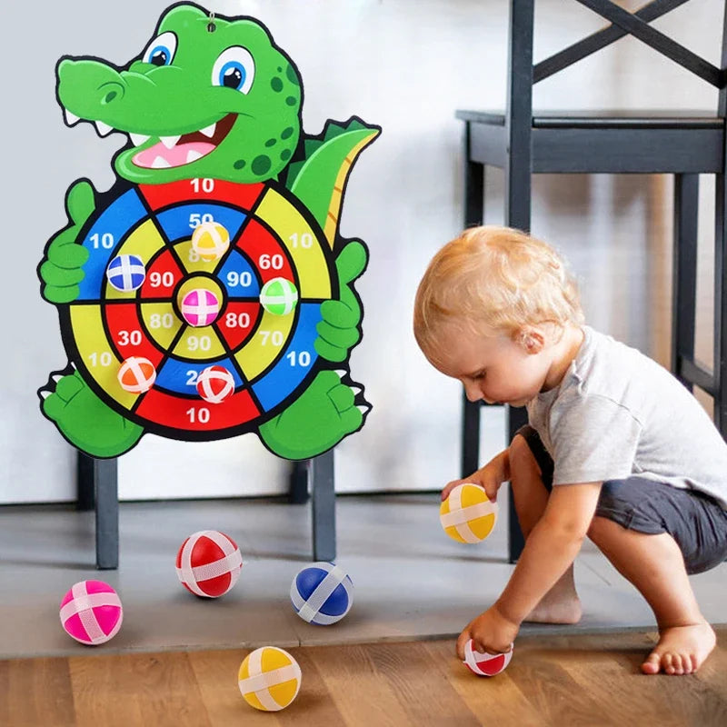 Montessori Sticky Ball Dart Board 🎯