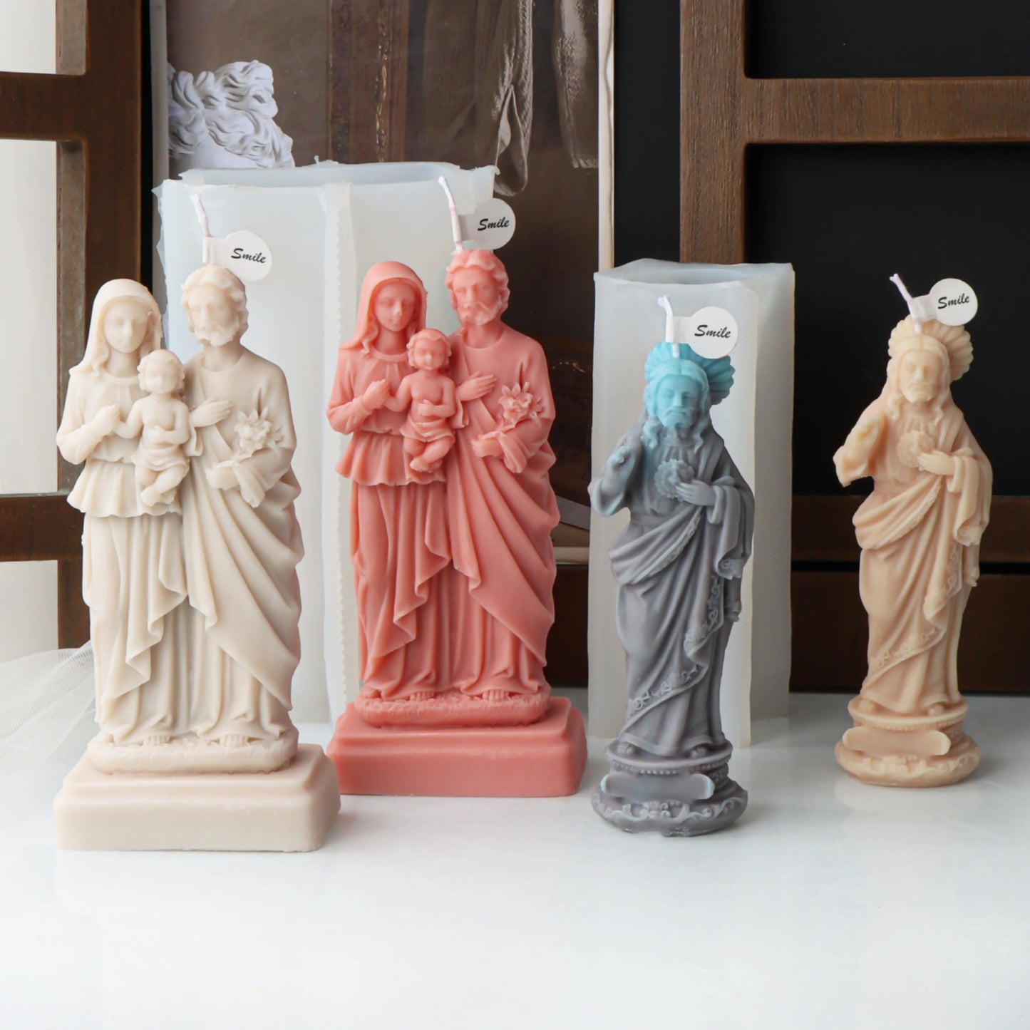 3D Holy Jesus Family Silicone Mould ✝️